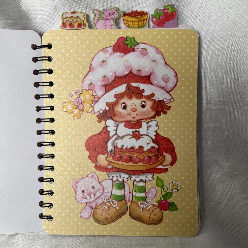 Strawberry‎ Shortcake Custard 4-Tab Journal Notebook 96 Pages Inkology 2024 - Picture 2 of 7